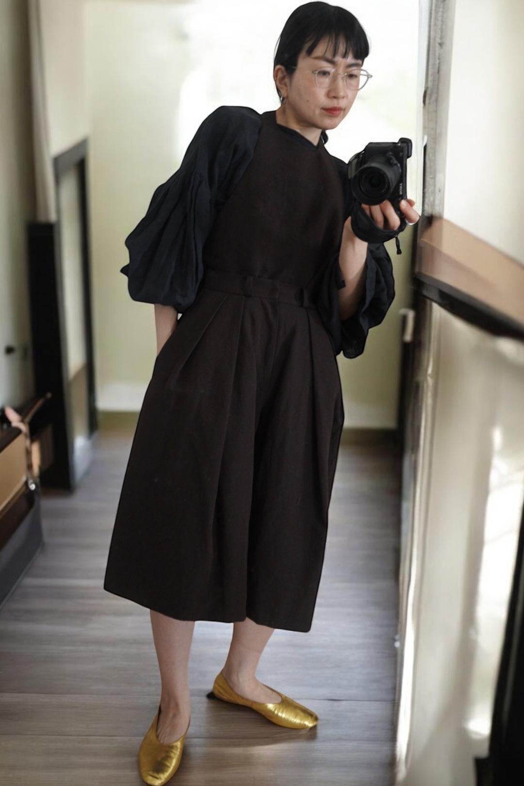 volume culotte pants