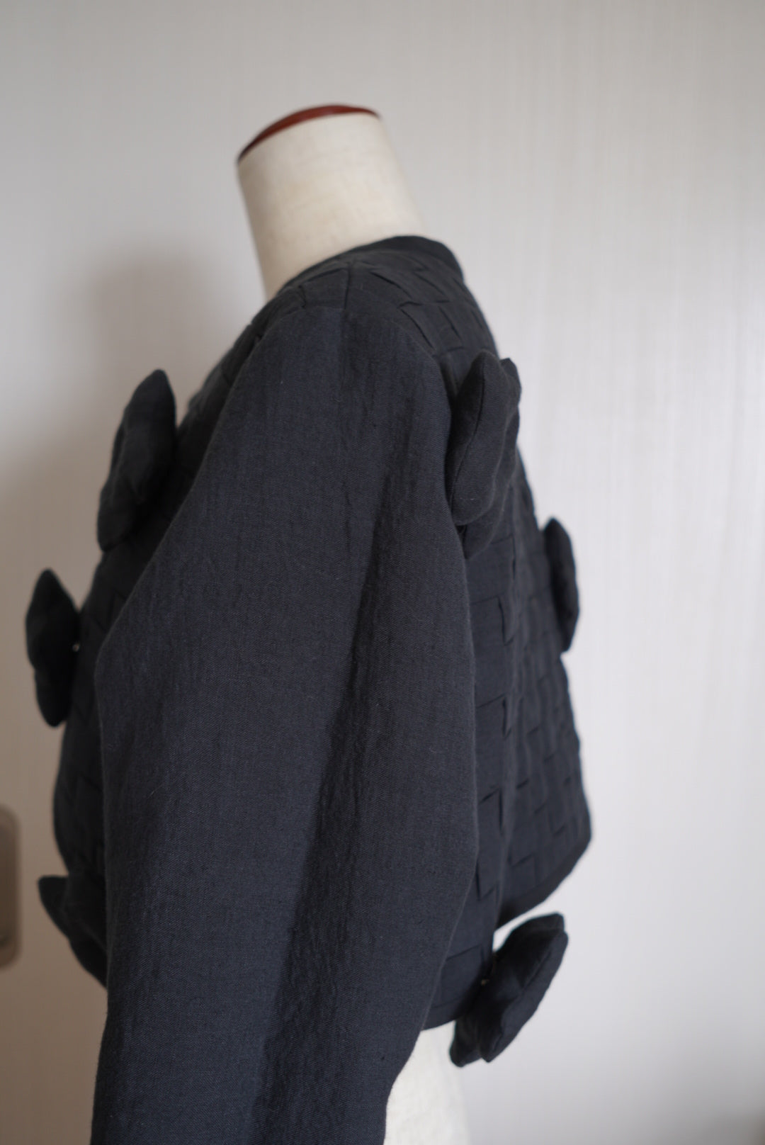 mosun jacket short / puff flower