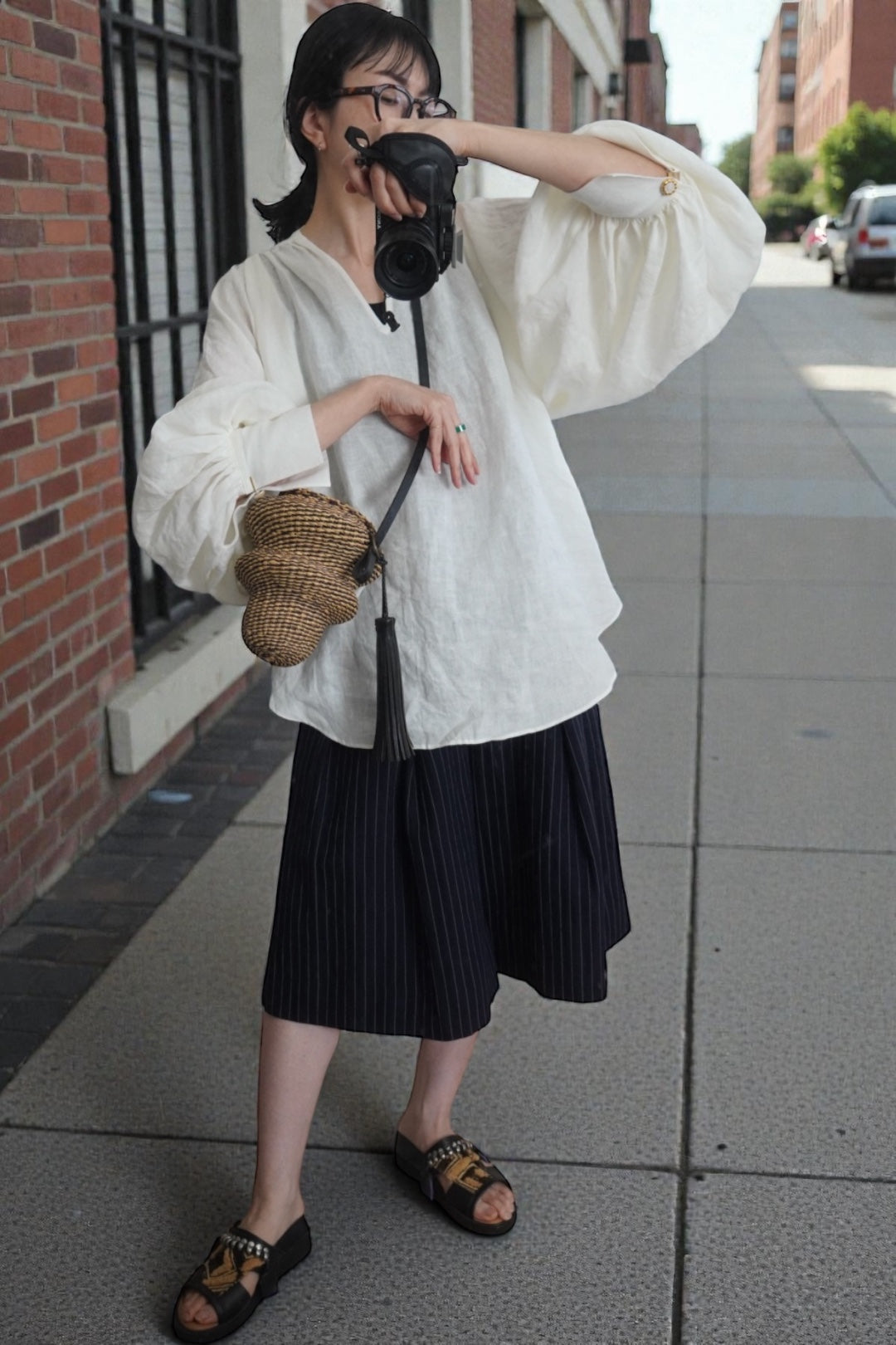 volume culotte pants