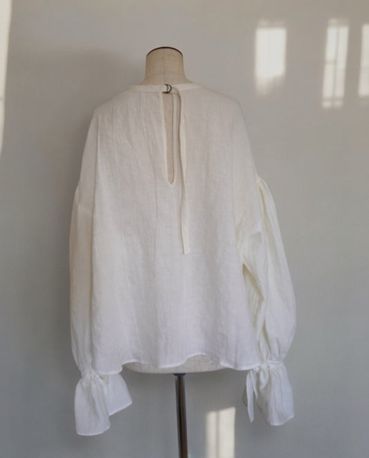 volume  sleeve  blouse