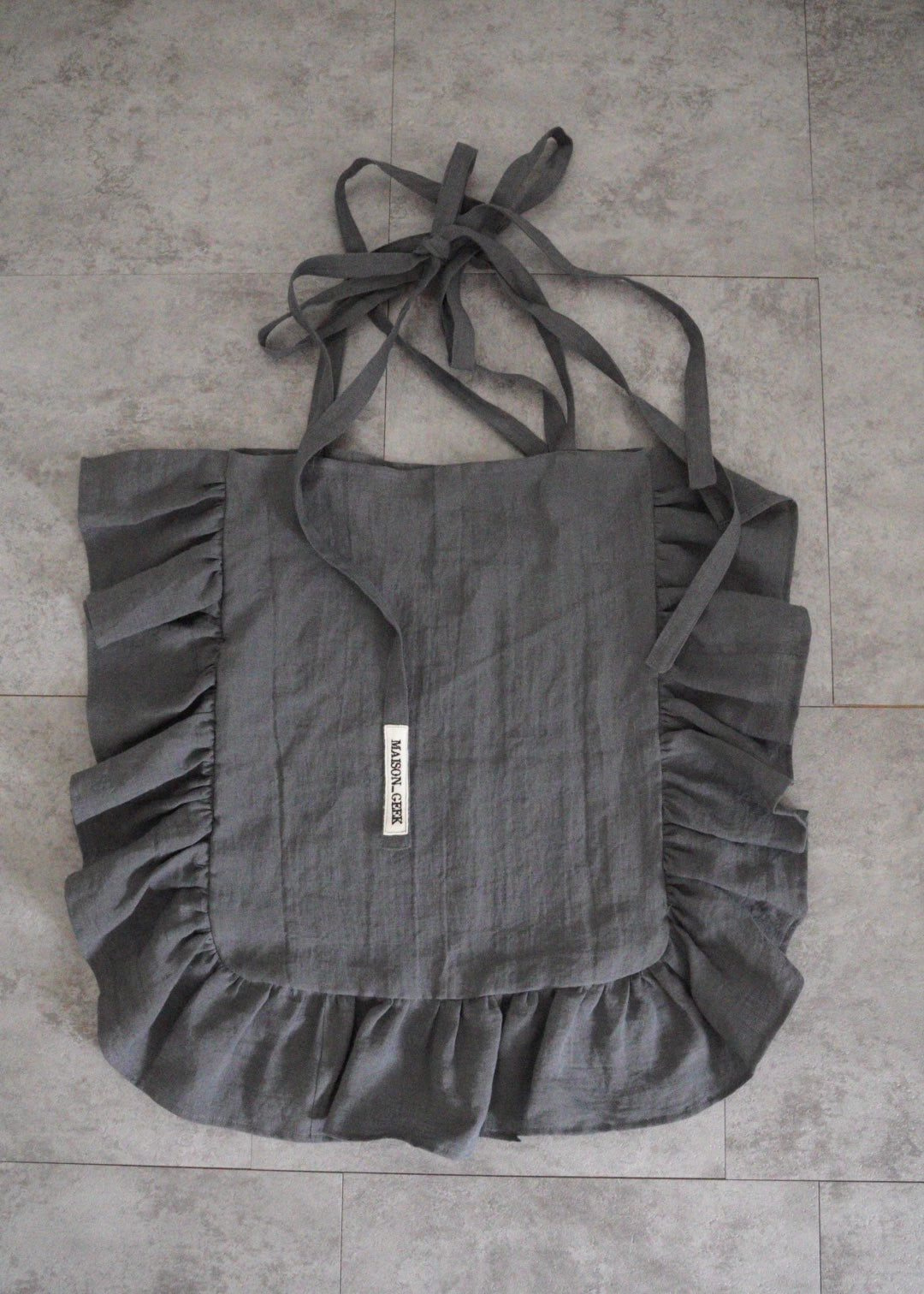 frill tote bag /M