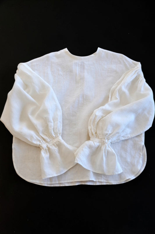 volume  sleeve  blouse