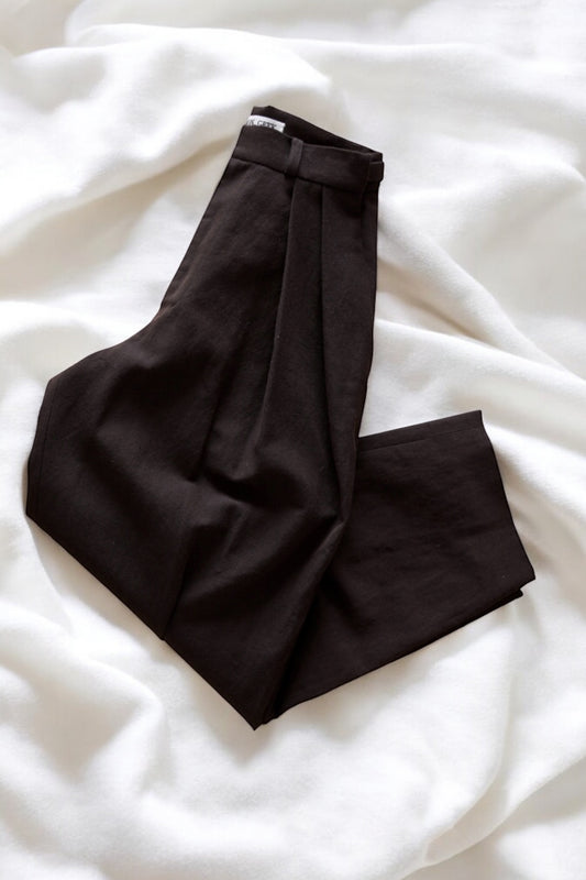 DEEP TUCK TROUSERS